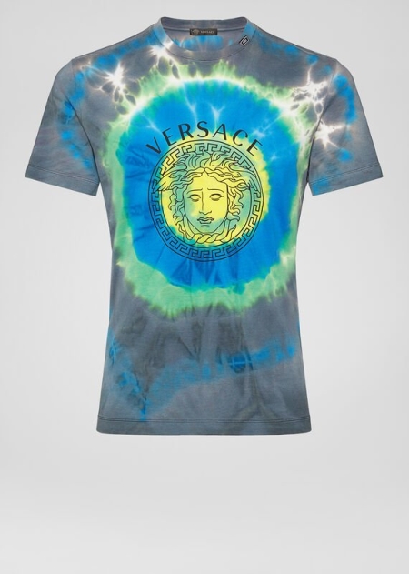 Tricouri Versace Tie-Dye Medusa Barbati | GWMVIXU-67